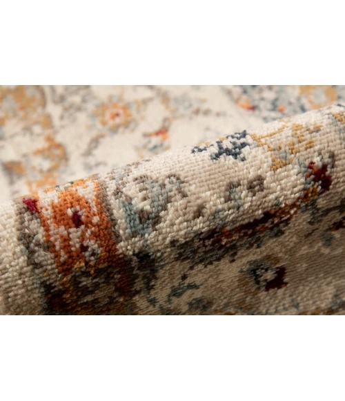 Amer Allure Samson Beige Bordered Area Rug 8'9"x11'9"