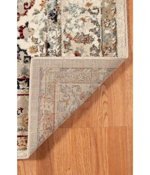 Amer Allure Samson Beige Bordered Area Rug 8'9"x11'9"