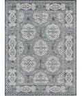 Amer Alexandria Banbury Blue Bordered Runner Rug 2'6"x10'3"