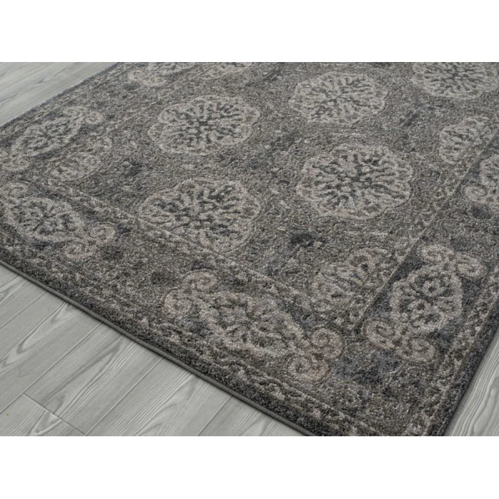 Amer Alexandria Banbury Walnut Bordered Area Rug 7'9"x9'9"