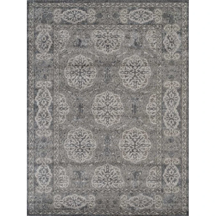 Amer Alexandria Banbury Walnut Bordered Area Rug 7'9"x9'9"