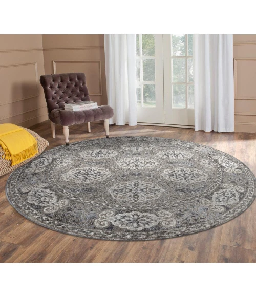 Amer Alexandria Banbury Walnut Bordered Runner Rug 2'6"x10'3"