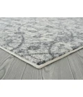 Amer Alexandria Ivey Light Blue Floral Area Rug 7'9"x9'9"