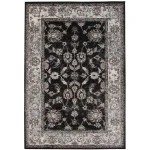 Amer Alexandria ALX-44 Cheally Black Rug 2 ft. 6 in. X 10 ft. 3 in. Runner