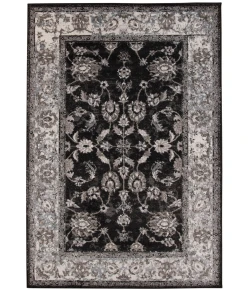 Amer Alexandria ALX-44 Cheally Black Rug 2 ft. 6 in. X 10 ft. 3 in. Runner