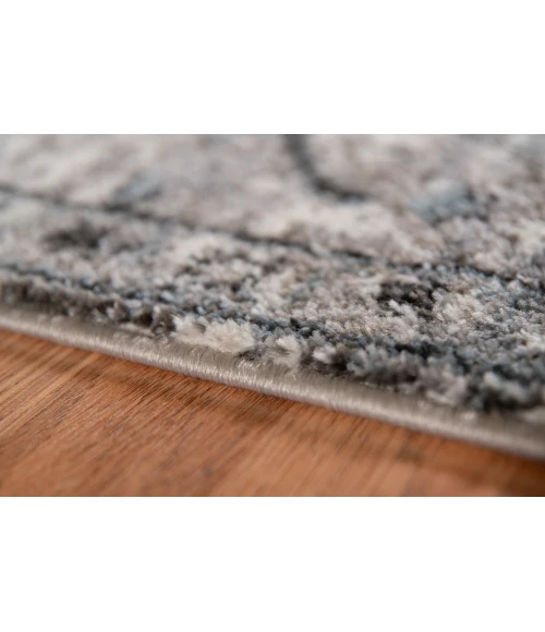 Amer Alexandria Chaves Gray Medallion Runner Rug 2'6"x10'3"