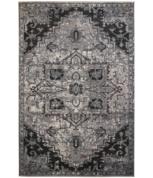 Amer Alexandria Chaves Gray Medallion Area Rug 2'x3'