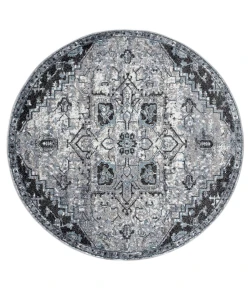 Amer Alexandria ALX-49 Chaves Gray Rug 6 ft. 7 in. X 6 ft. 7 in.R Round
