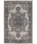 Amer Alexandria Earley Taupe Medallion Area Rug 5'1"x7'6"