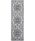 Amer Alexandria Earley Taupe Medallion Runner Rug 2'x6'