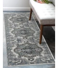 Amer Alexandria Earley Taupe Medallion Runner Rug 2'x6'