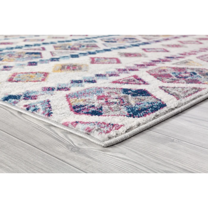 Amer Alexandria Tijera Multi-colored Geometric Runner Rug 2'x6'