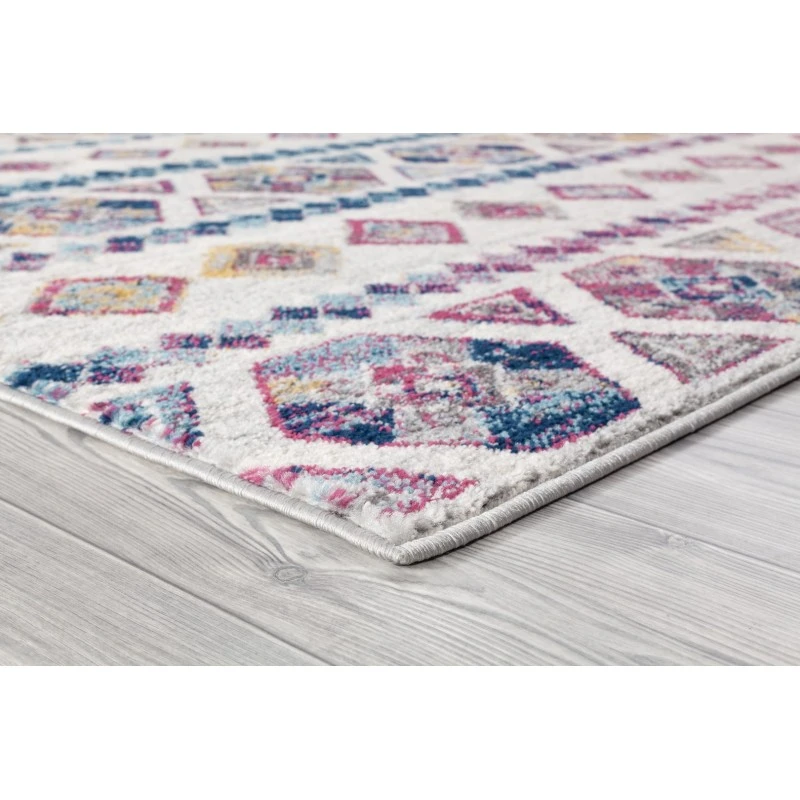 Amer Alexandria Tijera Multi-colored Geometric Runner Rug 2'6"x10'3"