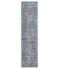 Amer Alexandria Prescott Blue Medallion Runner Rug 2'6"x10'3"