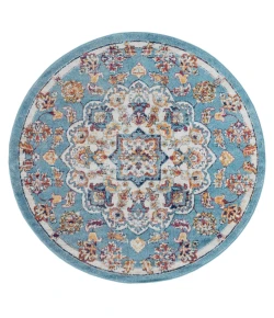 Amer Alexandria ALX-81 Prescott Blue Rug 6 ft. 7 in. X 6 ft. 7 in.R Round
