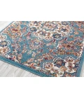 Amer Alexandria Prescott Blue Medallion Area Rug 7'9"x9'9"