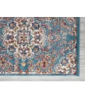 Amer Alexandria Prescott Blue Medallion Area Rug 7'9"x9'9"