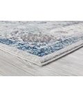 Amer Alexandria Loftus Gray Bordered Runner Rug 2'x6'