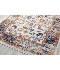 Amer Alexandria Cochise Orange Bordered Runner Rug 2'x6'