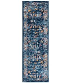 Amer Alexandria ALX-85 Cochise Blue Rug 2 ft. X 6 ft. Runner