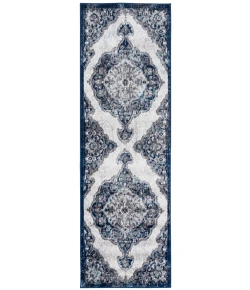 Amer Alexandria ALX-86 Wiltshire Navy Rug 2 ft. X 6 ft. Runner