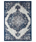 Amer Alexandria Wiltshire Navy Medallion Area Rug 7'9"x9'9"