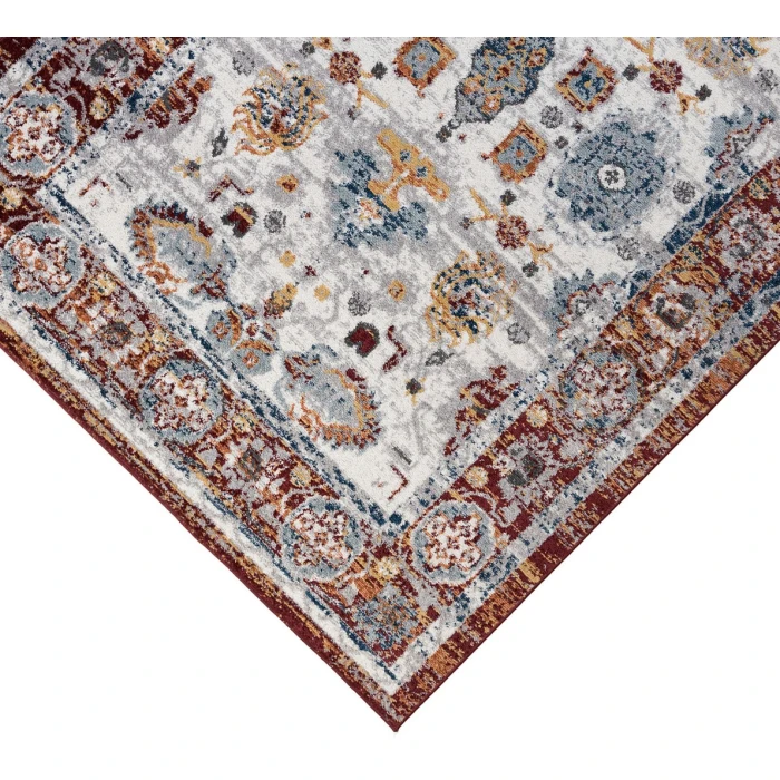 Alexandria Xyryl Brown Floral Area Rug