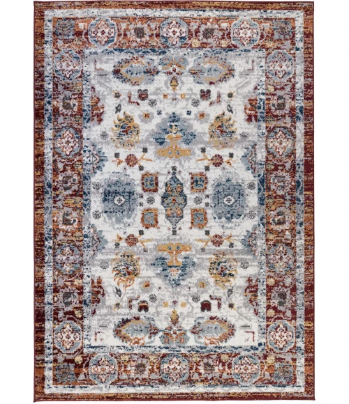 Alexandria Xyryl Brown Floral Area Rug