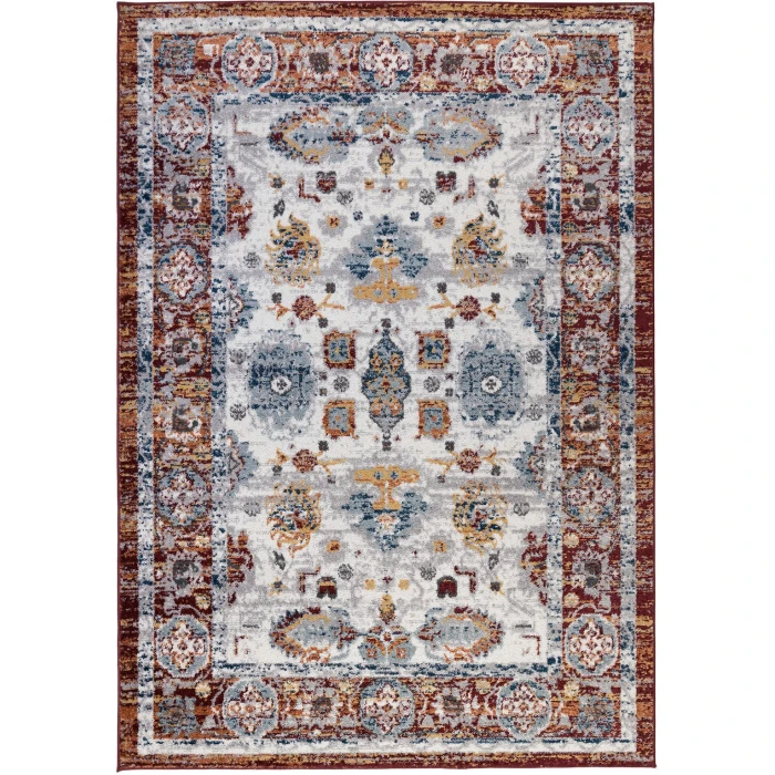 Alexandria Xyryl Brown Floral Area Rug