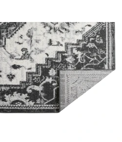 Amer Alexandria Yana Ivory Medallion Runner Rug 2' x 6'