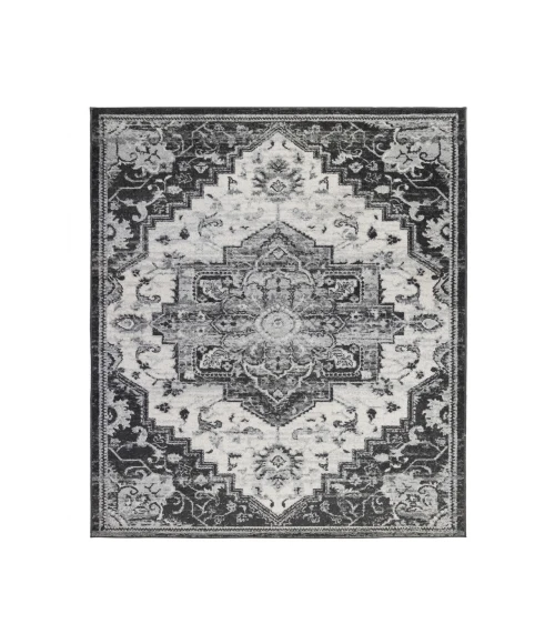 Alexandria Yana Ivory Medallion Area Rug