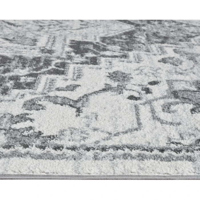 Alexandria Yana Dark Gray Medallion Area Rug