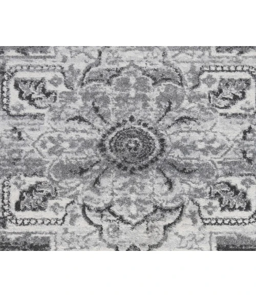 Alexandria Yana Dark Gray Medallion Area Rug