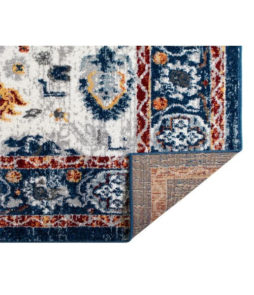 Alexandria Xyryl Blue Floral Area Rug