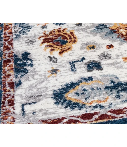Alexandria Xyryl Blue Floral Area Rug