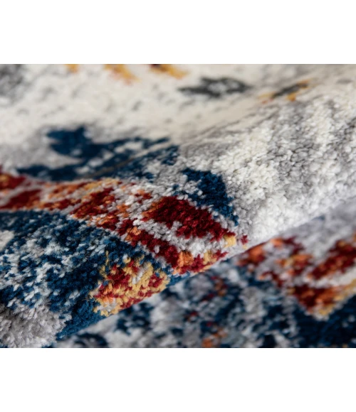 Alexandria Xyryl Blue Floral Area Rug