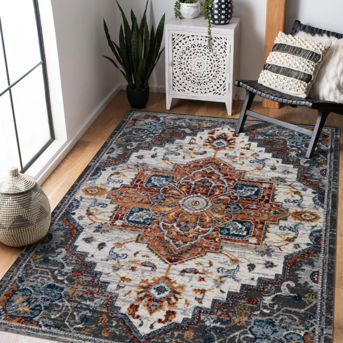 Alexandria Yana Multi Medallion Area Rug