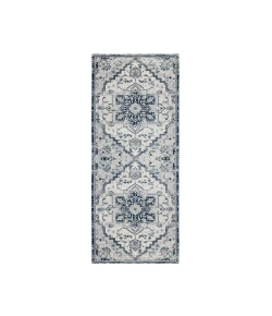 Amer Alexandria Yana Deep Blue Medallion Runner Rug 2'6" x 10'3"