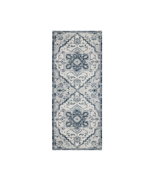 Alexandria Yana Deep Blue Medallion Area Rug