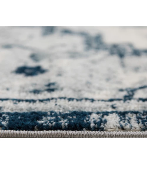 Alexandria Yana Deep Blue Medallion Area Rug