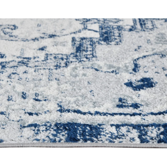 Alexandria Yana Deep Blue Medallion Area Rug