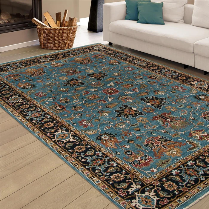 Amer Antiquity Turquoise ANQ-12 8ft. x 10ft. Rect. Rug