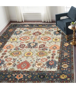Amer Antiquity Sky Blue/Denim ANQ-15 9ft. x 12ft. Rect. Rug