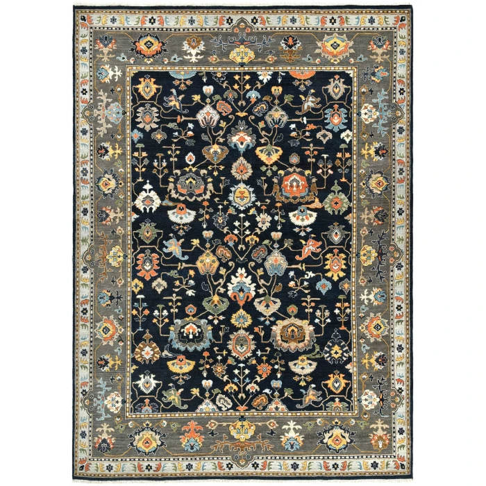 Amer Antiquity Navy Blue ANQ-16 12ft. x 15ft. Rect. Rug