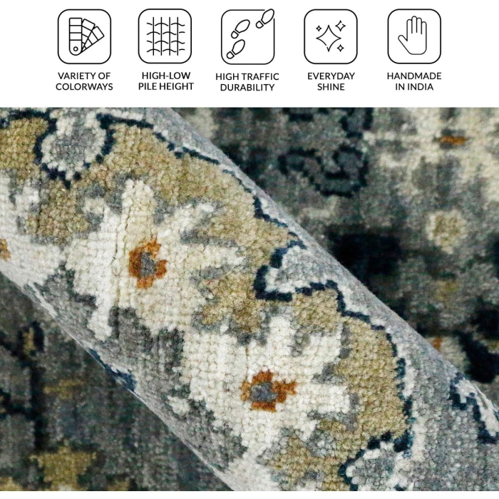 Amer Antiquity Fog ANQ-52 12ft. x 15ft. Rect. Rug
