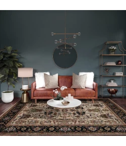 Amer Antiquity Camel/Blue ANQ-8 8ft. x 10ft. Rect. Rug