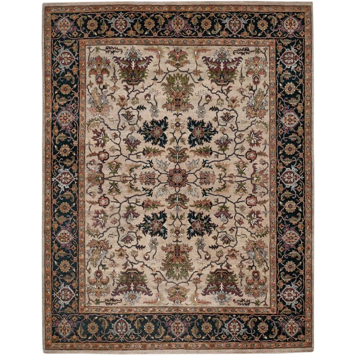 Amer Antiquity Camel/Blue ANQ-8 8ft. x 10ft. Rect. Rug