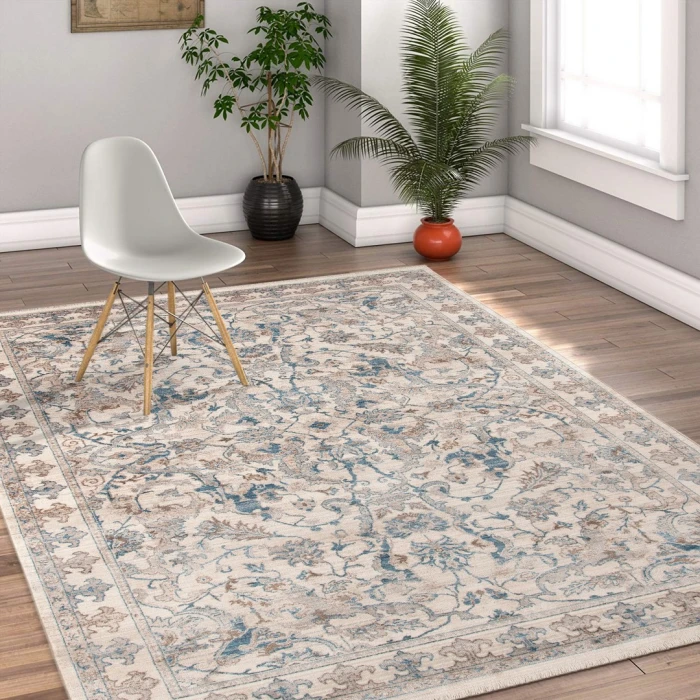 Amer Arcadia Marlow Ivory Oriental Polyester Area Rug 9'1"x12'9"