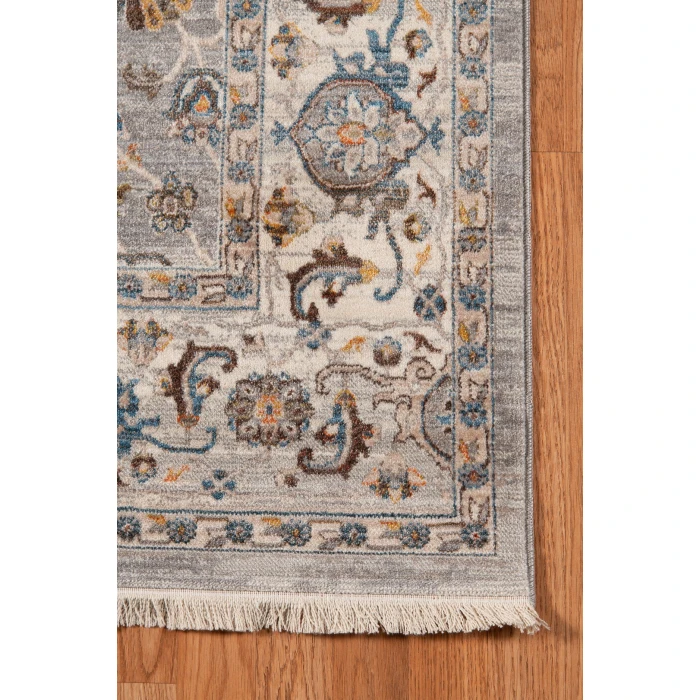 Amer Arcadia Nuulyn Gray Oriental Polyester Area Rug 9'1"x12'9"