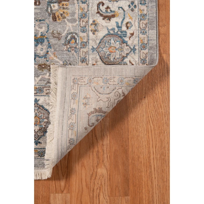 Amer Arcadia Nuulyn Gray Oriental Polyester Area Rug 9'1"x12'9"